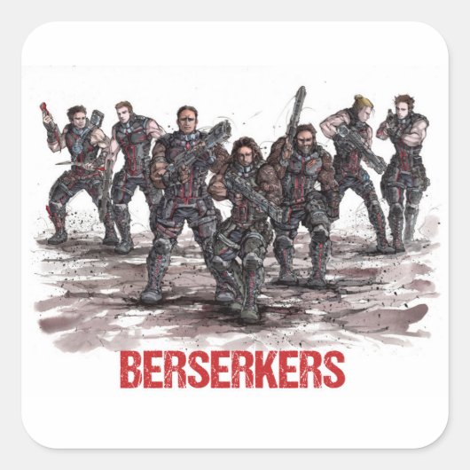 Stickers Berserkers (Devant)