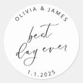 Stickers Best Day Ever (Devant)