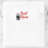 Stickers beste moeder (Tas)