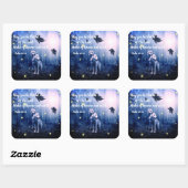 Stickers Bible Psaume Verse Écriture Chrétienne (Feuille)