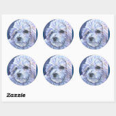 Stickers Bichon Frise (Feuille)