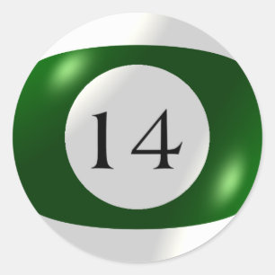 Stickers - Biljart - 14 Ball