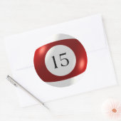Stickers - Biljart - 15 Ball (Envelop)
