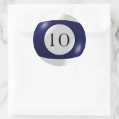 Stickers - Billard - 10 Ball (Sac)