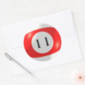 Stickers - Billard - 11 Ball (Enveloppe)