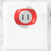 Stickers - Billard - 11 Ball (Sac)