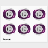 Stickers - Billard - 12 Ball (Feuille)
