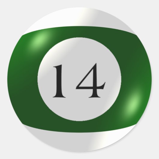 Stickers - Billard - 14 Ball (Devant)