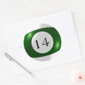 Stickers - Billard - 14 Ball (Enveloppe)