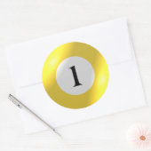 Stickers - Billard - 1 balle (Enveloppe)