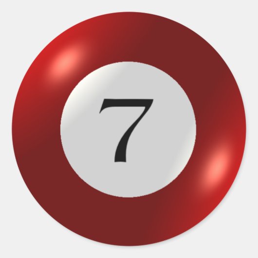 Stickers - Billard - 7 balles (Devant)