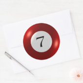 Stickers - Billard - 7 balles (Enveloppe)