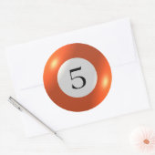 Stickers - Billiards - 5 bar (Envelop)