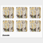 Stickers Birch Treks et Pine Cône (Feuille)