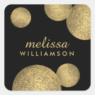 Stickers Black and Gold Glamor et Beauty II
