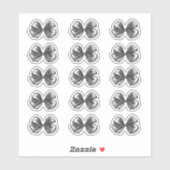 Stickers black bow. (Vel)