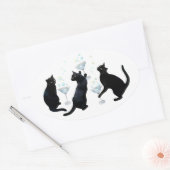 Stickers Black Cats Martinis (Enveloppe)