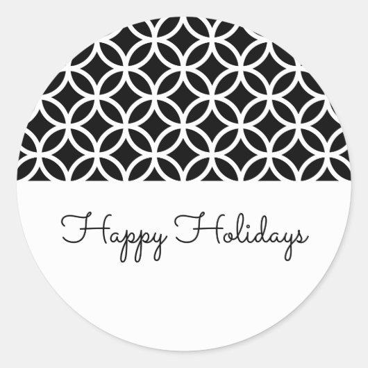 Stickers Black Classy Diamond Holiday (Devant)