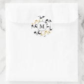 Stickers Black & Gold Monogram Love (Sac)