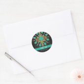 Stickers Black Gold Turquoise du Ranch Sud-Ouest (Enveloppe)