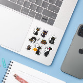 Stickers Black Halloween Edition (Ordinateur portable avec iPhone)