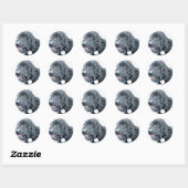Stickers Black Labradoodle (Feuille)