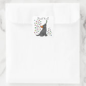 Stickers Black Labrador Birday Party (Sac)