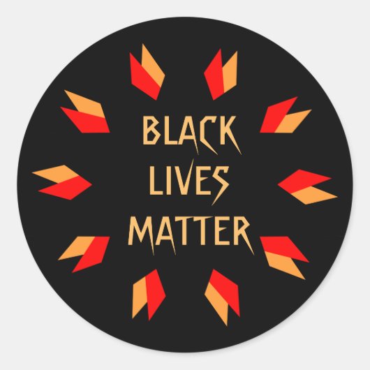 Stickers Black Lives Matt (Devant)