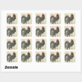 Stickers Black Rooster (Feuille)