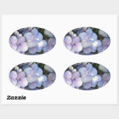 Stickers bleu violet Hydrangea Oval (Feuille)