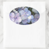 Stickers bleu violet Hydrangea Oval (Sac)
