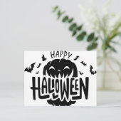 Stickers blij Halloween Briefkaart (Staand voorkant)