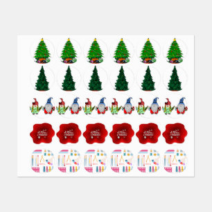 Stickers blij kerstlicht