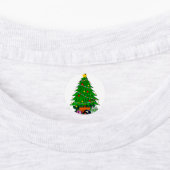 Stickers blij kerstlicht (Aangebracht)