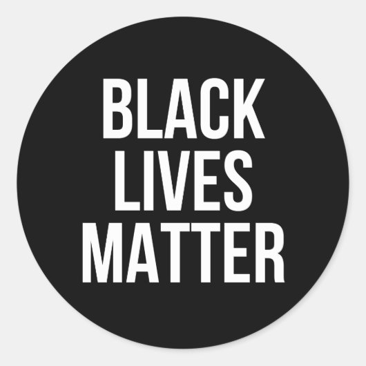 Stickers BLM Black Lives Matt (Devant)