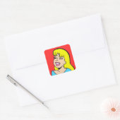 Stickers Blonde Bombshell Bande Dessinée (Enveloppe)