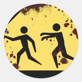 Stickers Bloody Fast Moving Zombies
