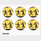 Stickers Bloody Fast Moving Zombies (Feuille)
