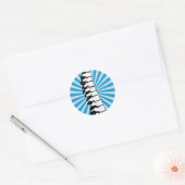 Stickers Blue Burst Spine (Enveloppe)