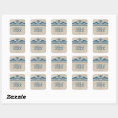 Stickers Blue Elegant Deco Graduation (Feuille)