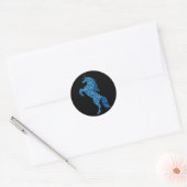 Stickers Blue Fire Unicorn (Enveloppe)