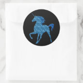 Stickers Blue Fire Unicorn (Sac)