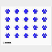 Stickers - Blue Paw Print (Vel)