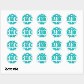 Stickers Blue RAOK (Feuille)
