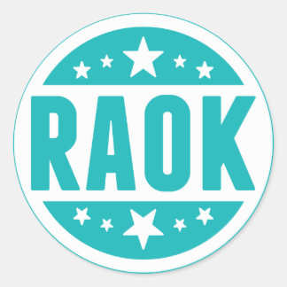 Stickers Blue RAOK