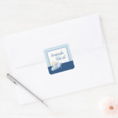Stickers Blue Seashell Pesonalized (Enveloppe)