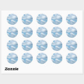 Stickers 'Blue Skies' bleu clair (Feuille)