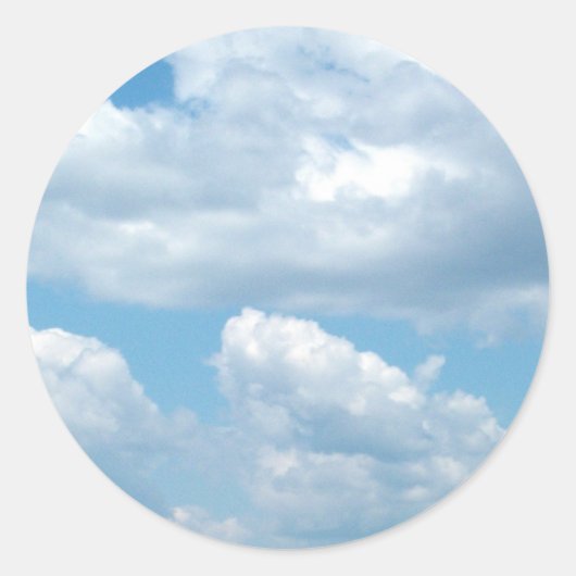 Stickers 'Blue Skies' bleu clair (Devant)