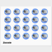 Stickers Blue Sky & Water Frame (Feuille)