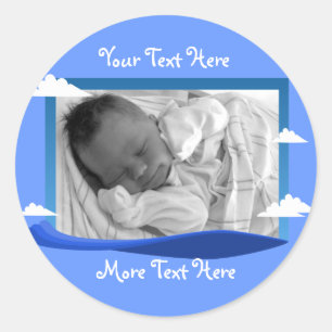 Stickers Blue Sky & Water Frame